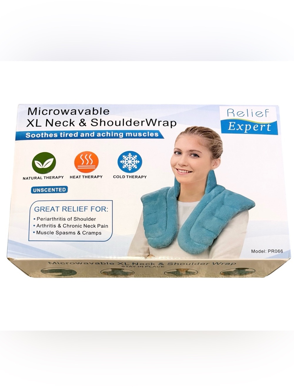 Relief Expert Microwavable XL Neck and Shoulder Wrap